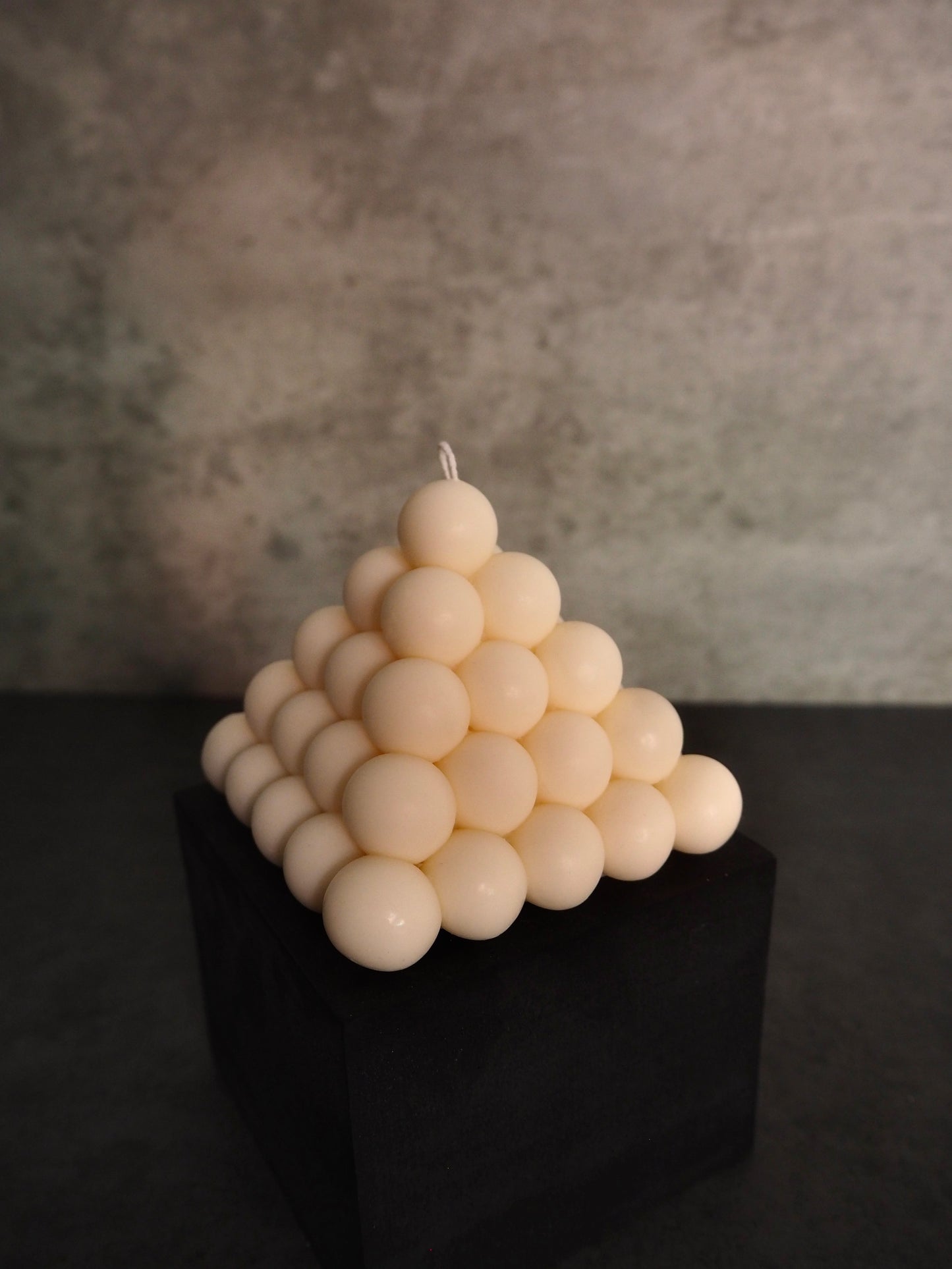 Pyramid Bubble Candle